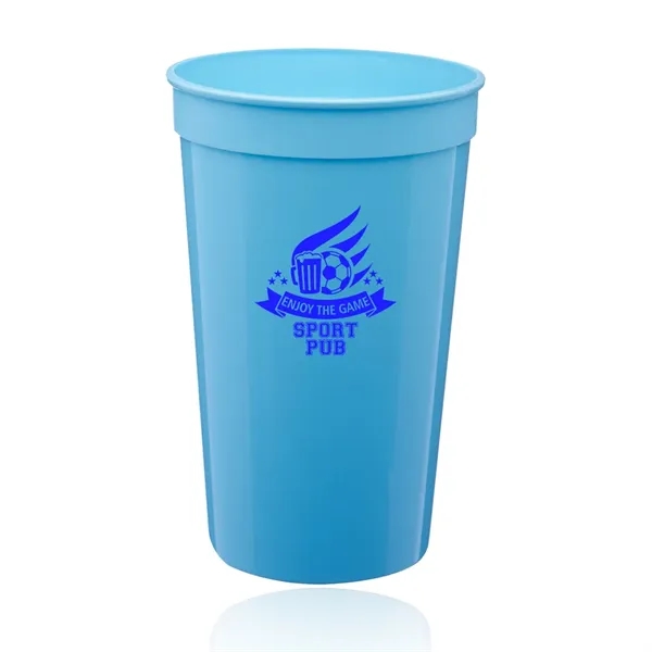 BPA free 22 oz. plastic stadium cup in variety of colors.... from ASI 39552 BEL Promo