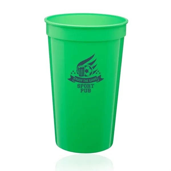 BPA free 22 oz. plastic stadium cup in variety of colors.... from ASI 39552 BEL Promo