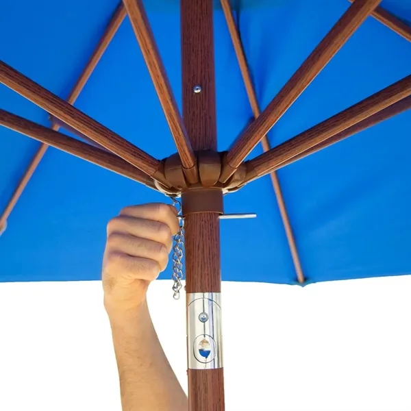 Stay covered by simply tilting and turning this durable umbrella to... from ASI 87188 Showdown Displays