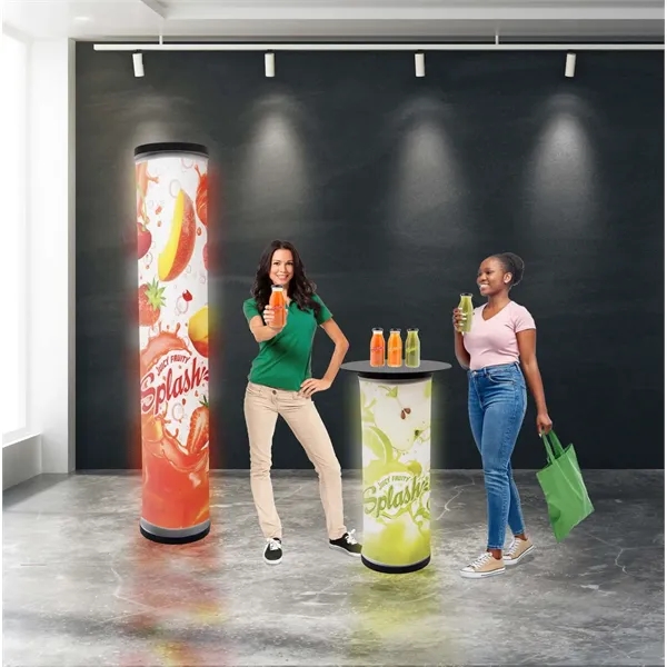 This bright tower offers an eye-catching appearance with a small footprint.... from ASI 87188 Showdown Displays