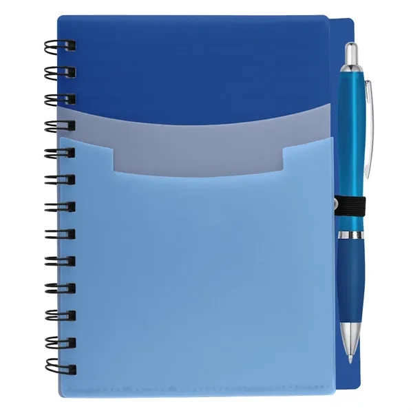 5" x 7" notebook with 70 lined pages, front cover with... from ASI 61125 Hit Promotional Products / Hit®
