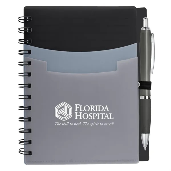 5" x 7" notebook with 70 lined pages, front cover with... from ASI 61125 Hit Promotional Products / Hit®