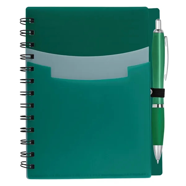 5" x 7" notebook with 70 lined pages, front cover with... from ASI 61125 Hit Promotional Products / Hit®