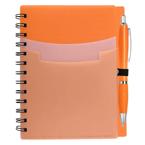 5" x 7" notebook with 70 lined pages, front cover with... from ASI 61125 Hit Promotional Products / Hit®
