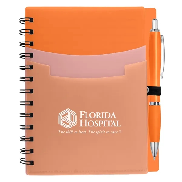5" x 7" notebook with 70 lined pages, front cover with... from ASI 61125 Hit Promotional Products / Hit®