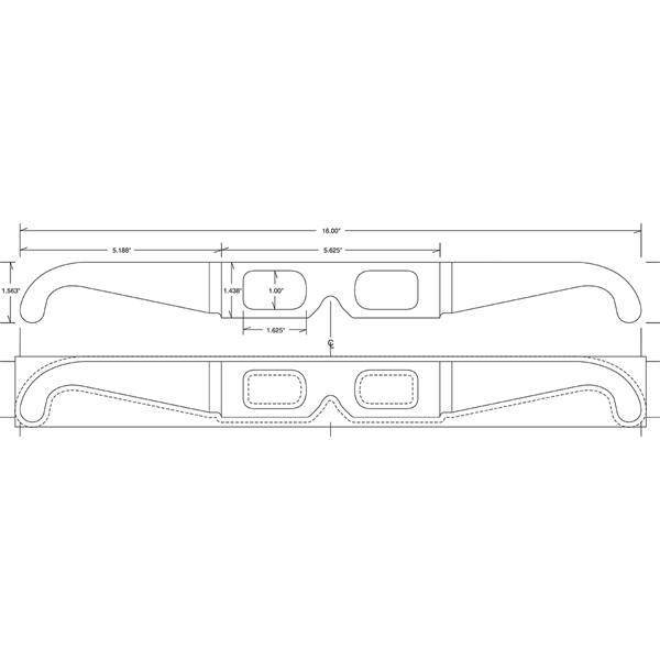 Fireworks Glasses - American Flag #1 - Custom Imprint... from ASI 80485 Rainbow Symphony Inc / Rainbow Symphony