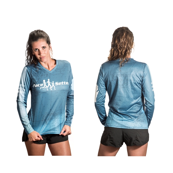Long sleeved crew neck shirt with full color sublimation made of... from ASI 72657 Active Life Promo / Active Life Promo