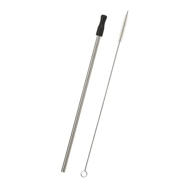 11" x 3 1/8" kit containing three stainless steel straws, three... from ASI 61125 Hit Promotional Products / Hit®