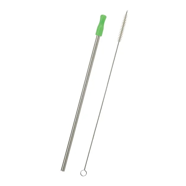 11" x 3 1/8" kit containing three stainless steel straws, three... from ASI 61125 Hit Promotional Products / Hit®