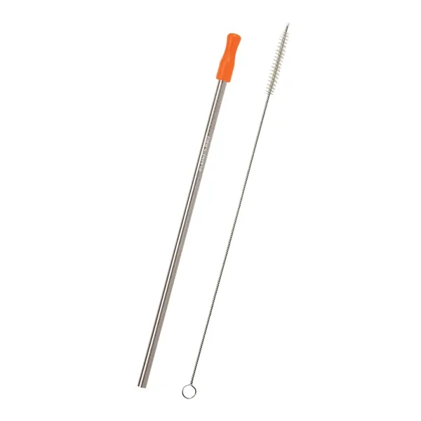 11" x 3 1/8" kit containing three stainless steel straws, three... from ASI 61125 Hit Promotional Products / Hit®