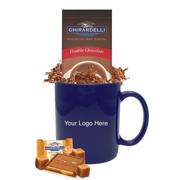Ghirardelli Hot Cocoa and Chocolate Squares Gift Mug... from ASI 89971 Stuff A Mug