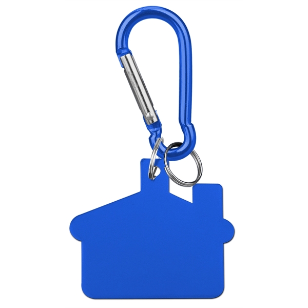 Metal Key Holder Aluminum Pet Tag with Carabiner... from ASI 74585 Nu Promo International / Nu Promo Line