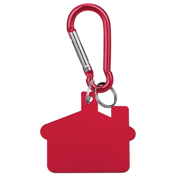 Metal Key Holder Aluminum Pet Tag with Carabiner... from ASI 74585 Nu Promo International / Nu Promo Line