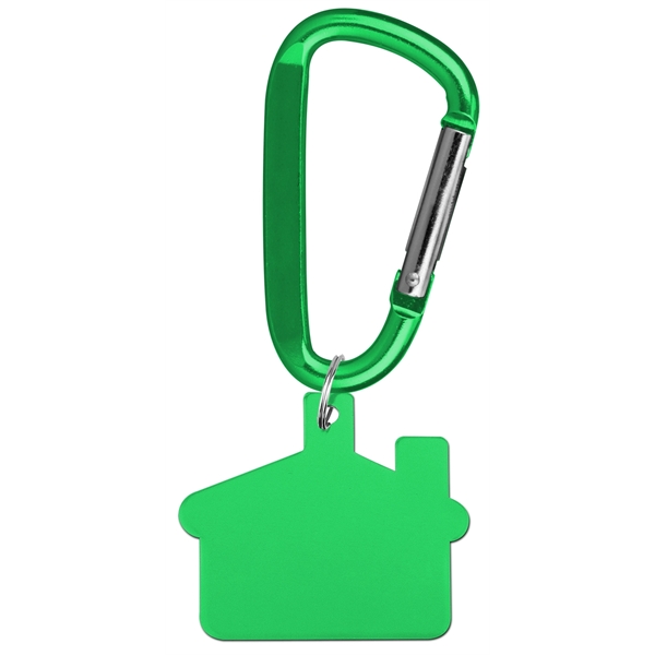 Metal Key Holder Aluminum Pet Tag with Carabiner... from ASI 74585 Nu Promo International / Nu Promo Line