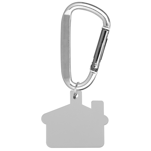 Metal Key Holder Aluminum Pet Tag with Carabiner... from ASI 74585 Nu Promo International / Nu Promo Line