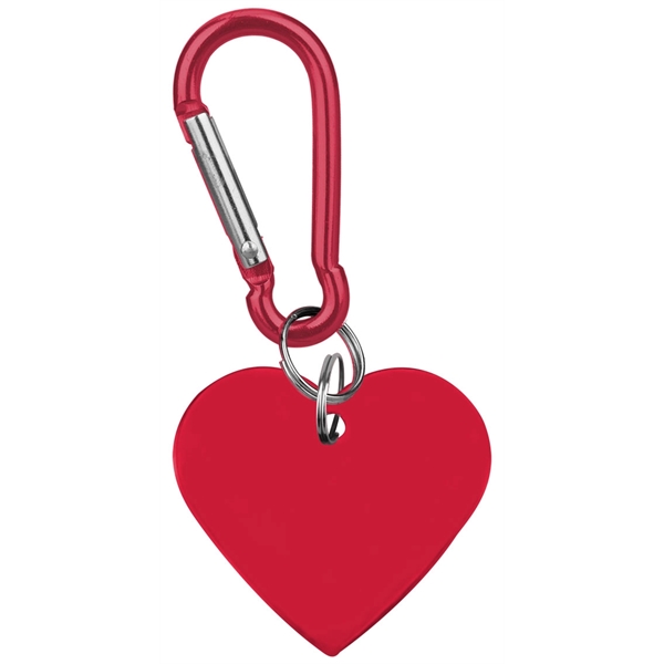 Metal Key Holder Aluminum Pet Tag with Carabiner... from ASI 74585 Nu Promo International / Nu Promo Line
