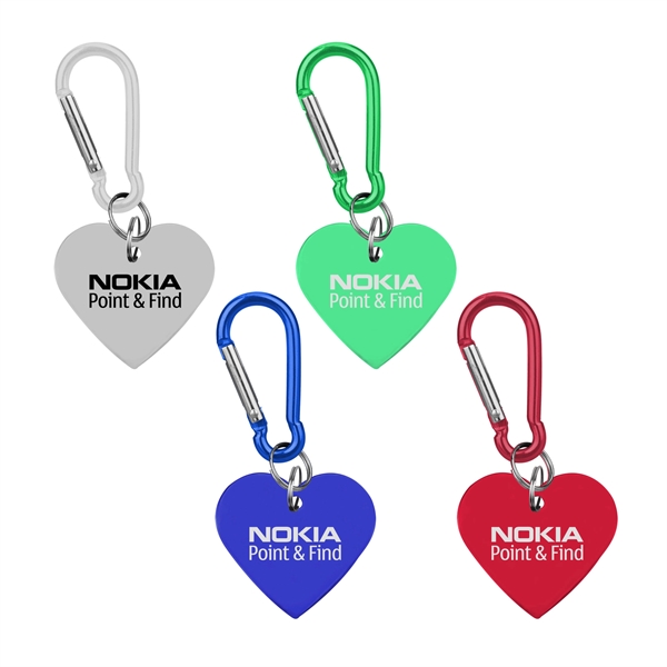 Metal Key Holder Aluminum Pet Tag with Carabiner... from ASI 74585 Nu Promo International / Nu Promo Line