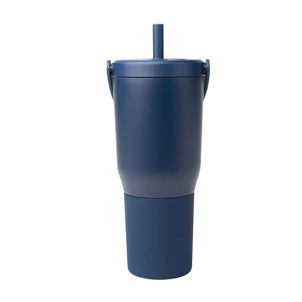 25 oz. insulated stainless steel tumbler with lid, straw and handle.... from ASI 61125 Hit Promotional Products / Hit®