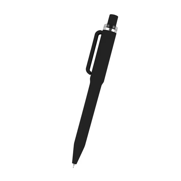 rABS constructed plunger action pen with smooth rubberized finish.... from ASI 61125 Hit Promotional Products / Hit®