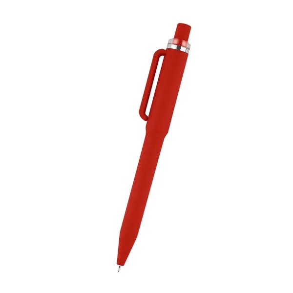 rABS constructed plunger action pen with smooth rubberized finish.... from ASI 61125 Hit Promotional Products / Hit®