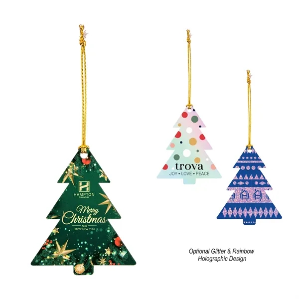 Custom shaped wooden ornament with string for hanging and full color... from ASI 61125 Hit Promotional Products / Hit®