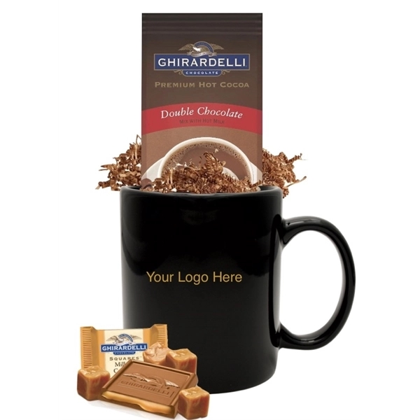 Ghirardelli Hot Cocoa and Chocolate Squares Gift Mug... from ASI 89971 Stuff A Mug
