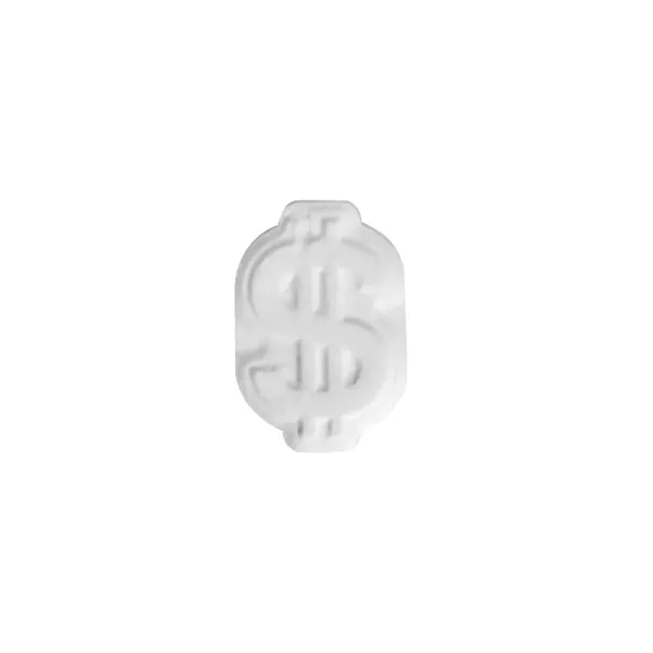 Customizable domed tin filled with dollar sign shaped, sugar-free mints; includes... from ASI 44900 NC Custom (CI/Lanco) / Chocolate Inn Chocolate Inn/Taylor & Grant Lanco