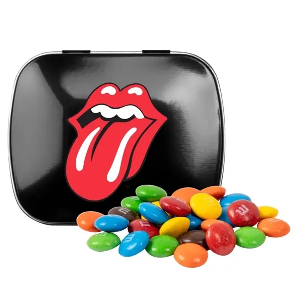 M&M'S® in Domed Tin... from ASI 44900 NC Custom (CI/Lanco) / Chocolate Inn