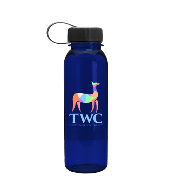 24 Oz. Bottle w/ Tethered Lid - Digital Imprint... from ASI 55990 Garyline