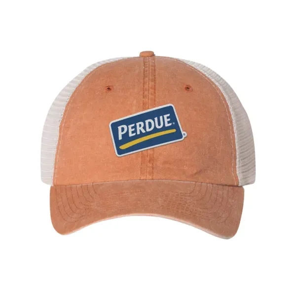 Trucker cap with a six-panel design and a snapback closure.... from ASI 88060 Snugz/USA Inc