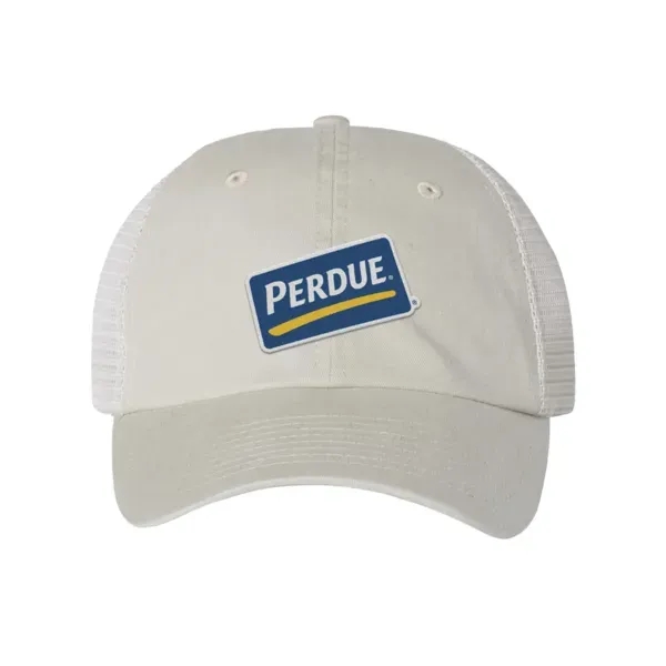 Trucker cap with a six-panel design and a snapback closure.... from ASI 88060 Snugz/USA Inc