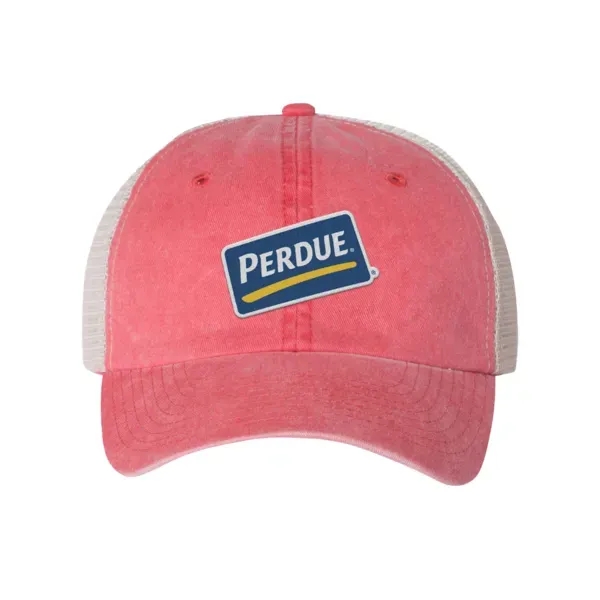 Trucker cap with a six-panel design and a snapback closure.... from ASI 88060 Snugz/USA Inc