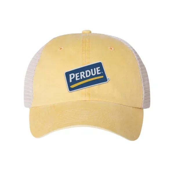 Trucker cap with a six-panel design and a snapback closure.... from ASI 88060 Snugz/USA Inc