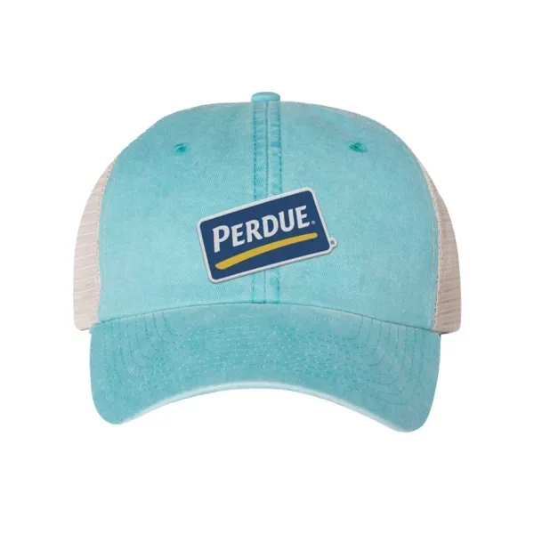 Trucker cap with a six-panel design and a snapback closure.... from ASI 88060 Snugz/USA Inc