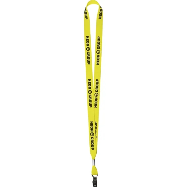 Neon polyester web lanyard.... from ASI 54100 Fields Manufacturing Inc / TargetLine®