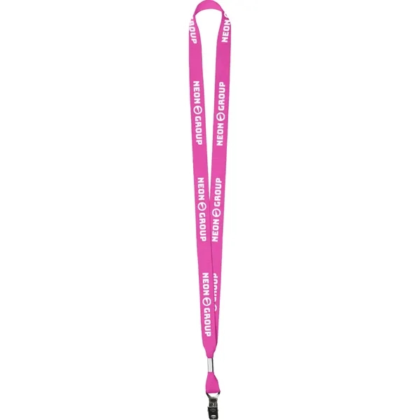 Neon polyester web lanyard.... from ASI 54100 Fields Manufacturing Inc / TargetLine®