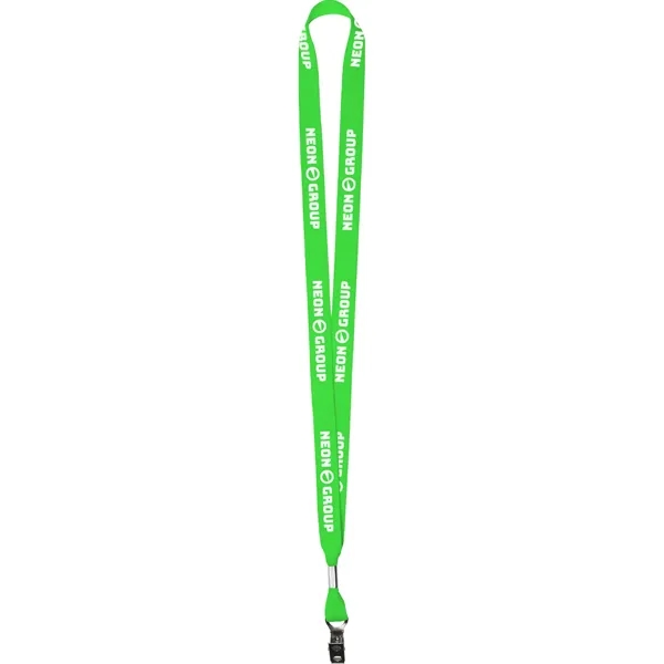 Neon polyester web lanyard.... from ASI 54100 Fields Manufacturing Inc / TargetLine®