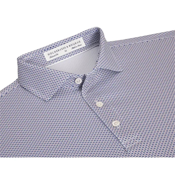 Printed Performance Jersey Shirt. New for Spring 25, The Davis features... from ASI 38120 Ball Pro / Diversified Quality Kitchenware / Branded Apparel Designs