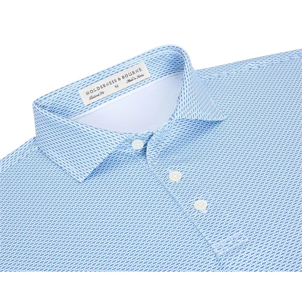 Printed Performance Jersey Shirt. New for Spring 25, The Davis features... from ASI 38120 Ball Pro / Diversified Quality Kitchenware / Branded Apparel Designs