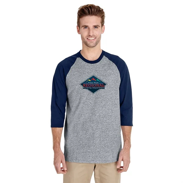 Gildan Heavy Cotton Raglan Three-Quarter Sleeve T-Shirt... from ASI 30208 A P Specialties / AP Specialties