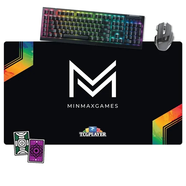 14"x24"x1/16" - Heavy Duty Fabric Gaming Mat- Made in the USA... from ASI 49716 Digispec & CounterPoint / COUNTERPOINT®