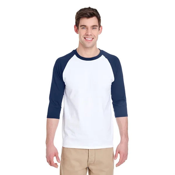 Gildan Heavy Cotton Raglan Three-Quarter Sleeve T-Shirt... from ASI 30208 A P Specialties / AP Specialties