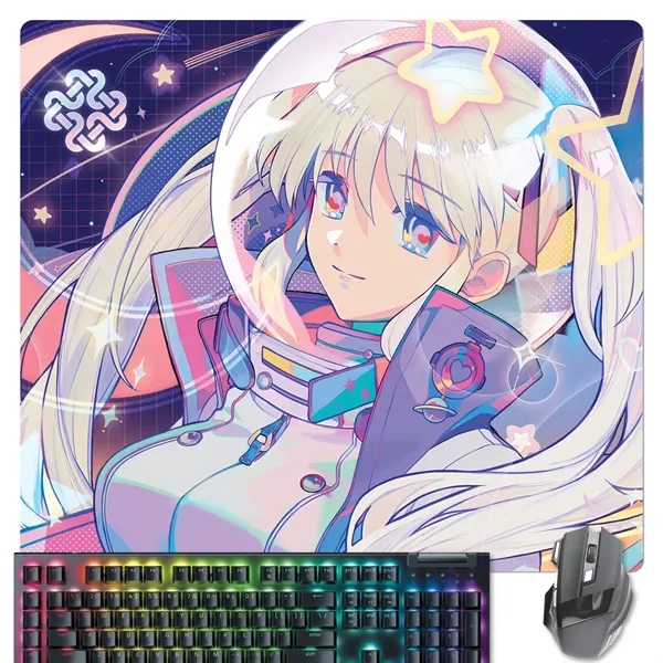 15.75"x17.72"x1/8" - Stitched Edge Fabric Gaming Mat - Made in the... from ASI 49716 Digispec & CounterPoint / COUNTERPOINT®