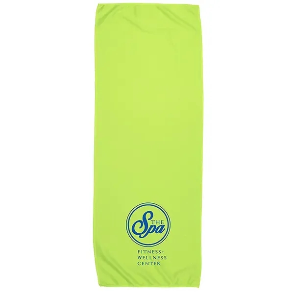 12" x 32" cooling towel made from 100% eco-friendly microfiber polyester.... from ASI 62660 Innovation Line
