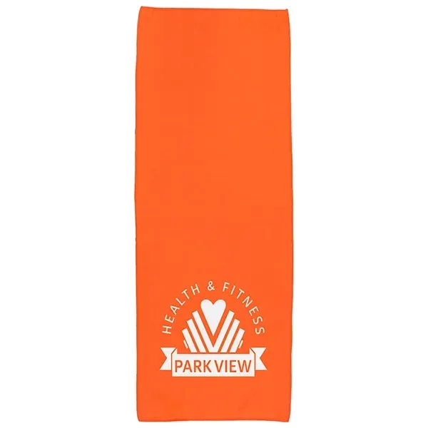 12" x 32" cooling towel made from 100% eco-friendly microfiber polyester.... from ASI 62660 Innovation Line