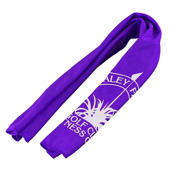 12" x 32" cooling towel made from 100% eco-friendly microfiber polyester.... from ASI 62660 Innovation Line