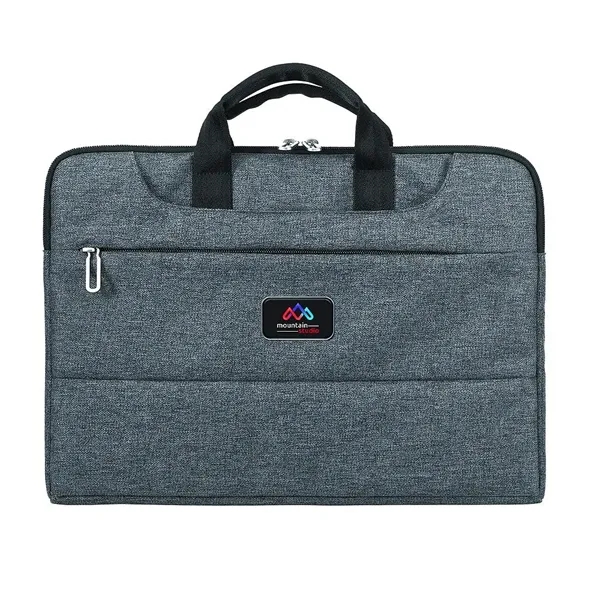 Water-repellent bag with padded laptop compartment, hidden tech compartment, hook and... from ASI 68507 The Magnet Group / The Bag Factory®