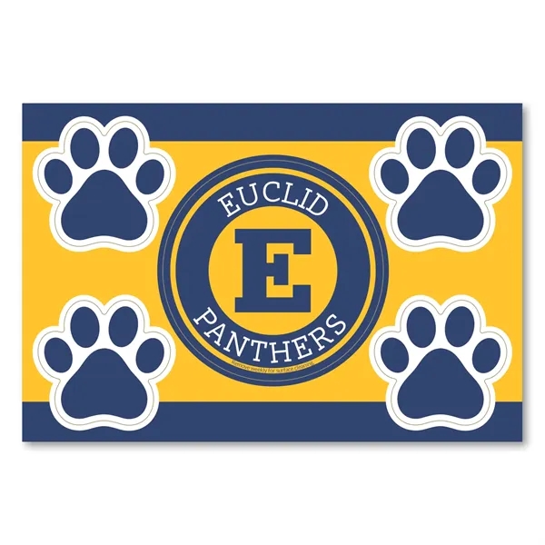 2 in1 Circle Car Magnet with 4 Paw Prints.... from ASI 68507 The Magnet Group / Magnet LLC™