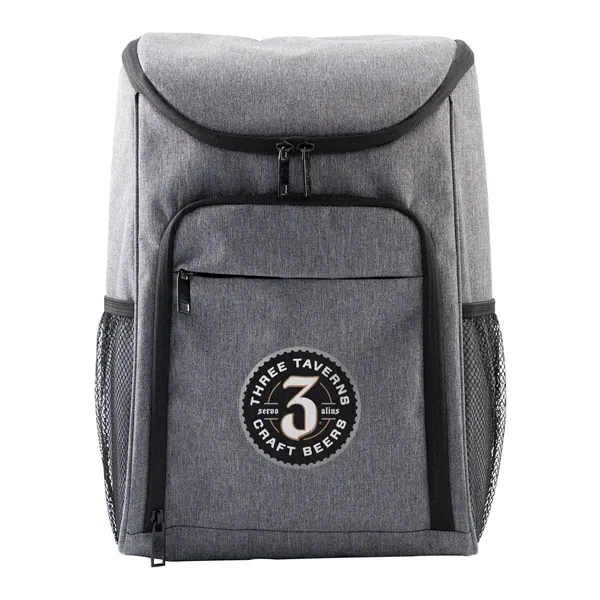 Lightweight Backpack Cooler holds 16-18 cans, has FDA grade PEVA lining,... from ASI 68507 The Magnet Group / The Bag Factory®