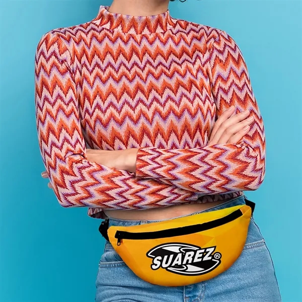 Fanny pack made from 600D white polyester... from ASI 93987 Martini-Vispak Inc.